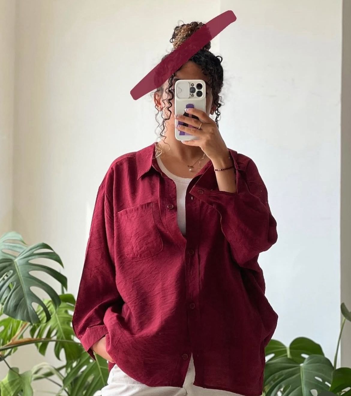 Burgundy Chmise