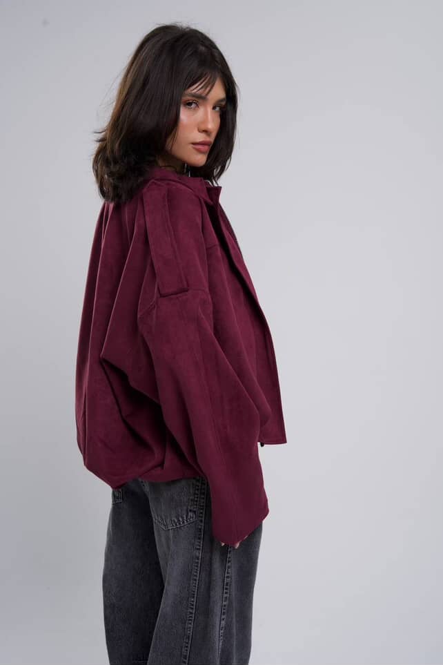 BURGUNDY JACKET