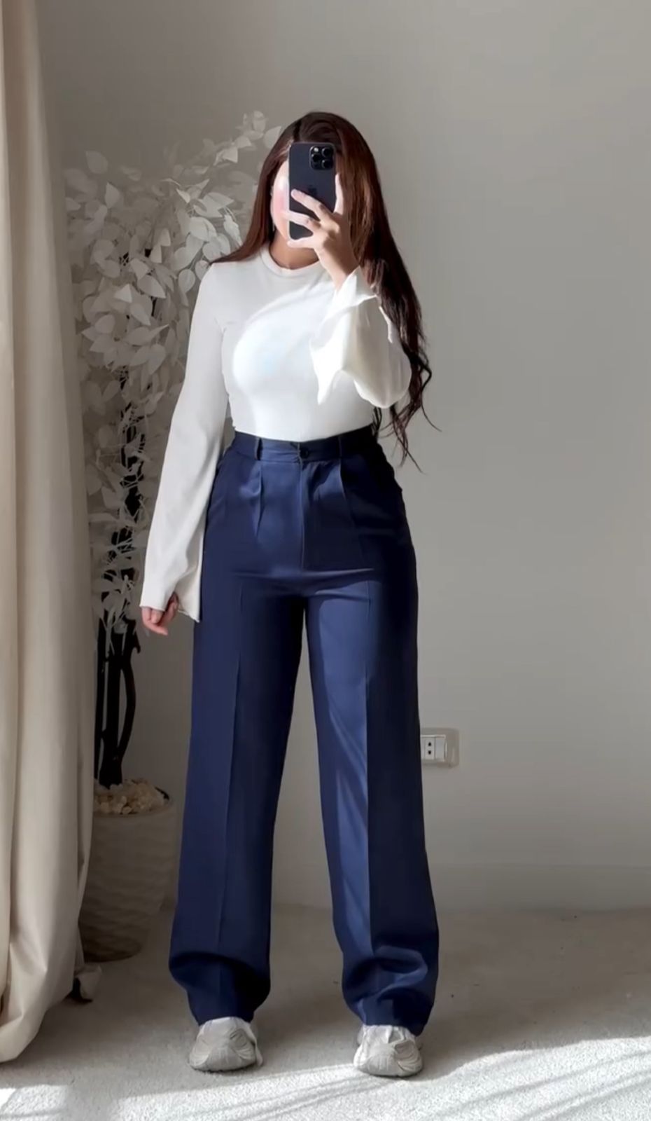 Navy Blue Formal Pants