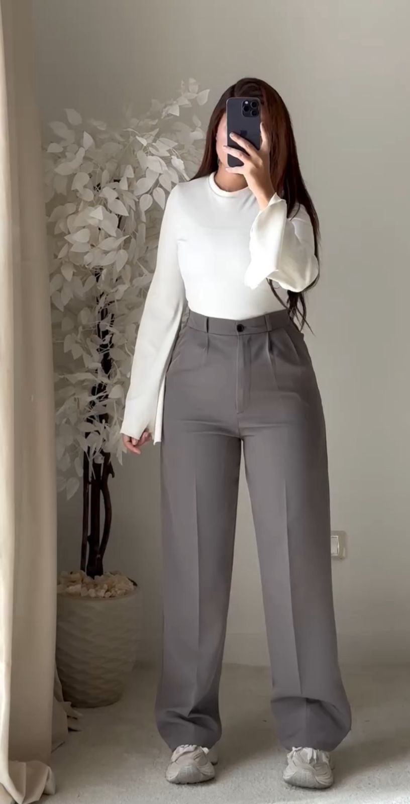 Gray Formal Pants
