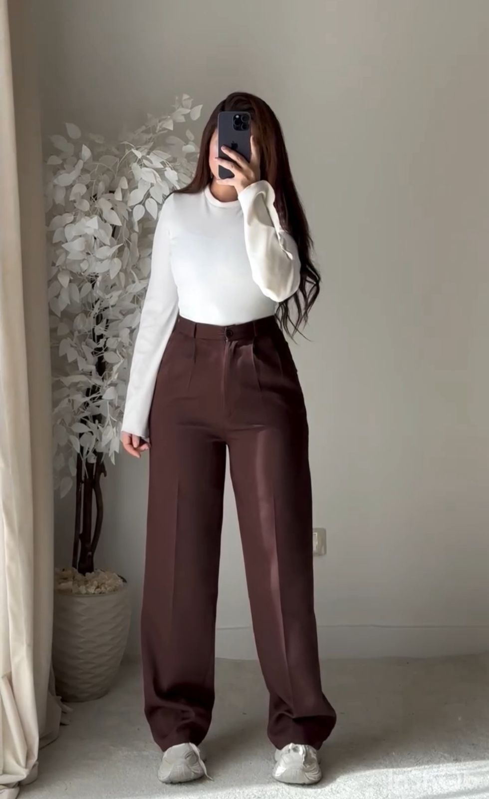 Formal pants Brown